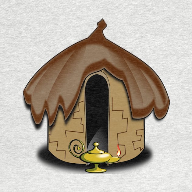 Hut with a magic Lamp by teedesign20